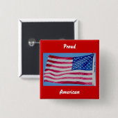 Proud American Button (Voorkant /achterkant)