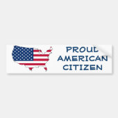 Proud American Citizen Bumpersticker (Voorkant)