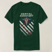Proud American Dental Assistant T-shirt (Design voorkant)