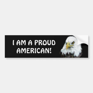 Proud American Eagle Bumpersticker