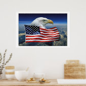 Proud American Eagle Poster (Keuken)