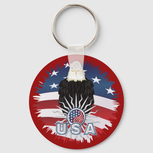 Proud American Eagle Sleutelhanger (Voorkant)