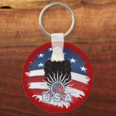 Proud American Eagle Sleutelhanger (Voorkant)