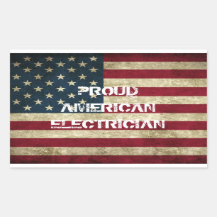 Proud American Electricia Sticker