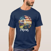 Proud American Farmer T-shirt (Voorkant)