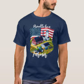 Proud American Farmer T-shirt (Voorkant)