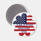 Proud American_ Magneet (Voorkant / Achterkant)