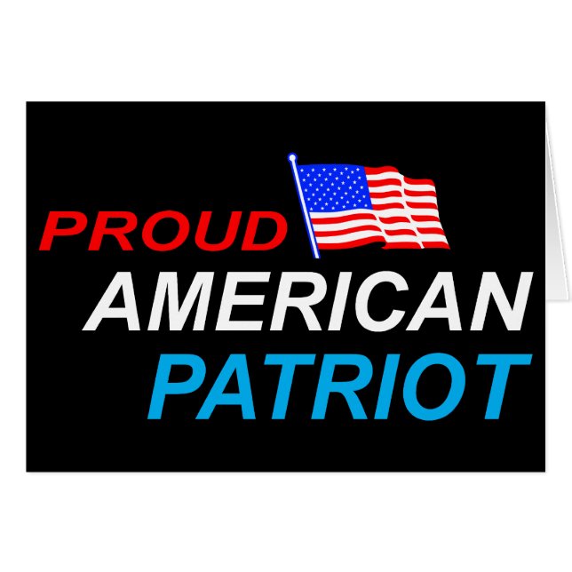 Proud American Patriot (Voorkant Horizontaal)
