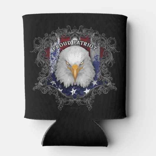 Proud American Patriot Blikjeskoeler (Achterkant)