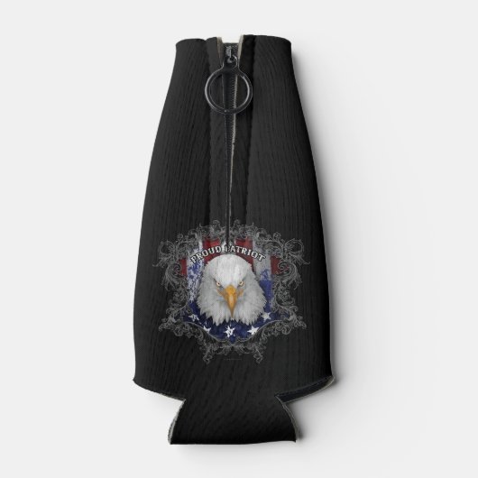 Proud American Patriot Bottle Cooler (Achterkant)