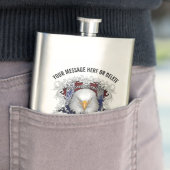 Proud American Patriot Flask Flacon (Voorbeeld)