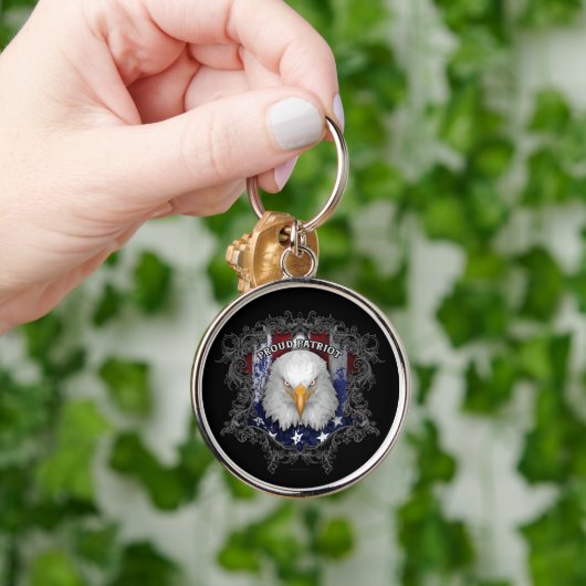 Proud American Patriot Sleutelhanger (Hand)