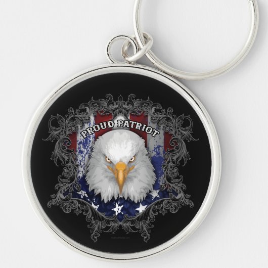 Proud American Patriot Sleutelhanger (Voorkant)
