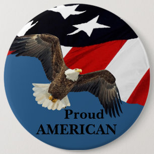 Proud American Ronde Button 6,0 Cm