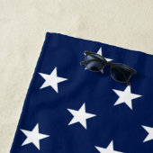 Proud American sterren & strees vlag patriottisch Strandlaken (In situ)