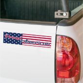 Proud American sterren & stripes USA vlag Bumpersticker (Op Truck)