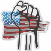 PROUD AMERICAN STICKER (Voorkant)