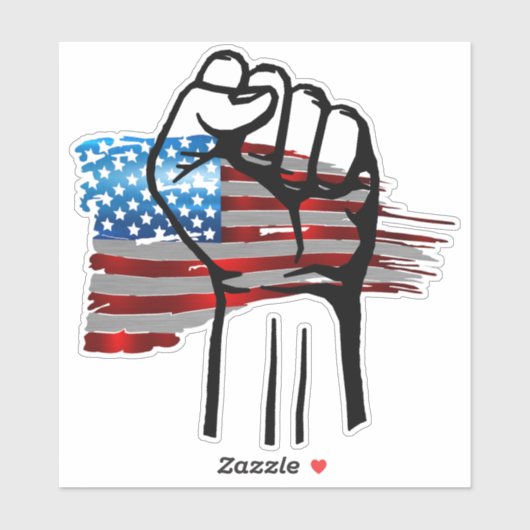 PROUD AMERICAN STICKER (Vel)