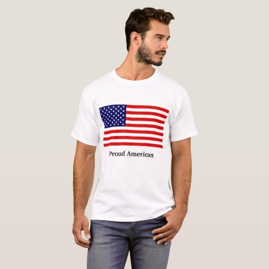 Proud American T-shirt (Voorkant volledig)