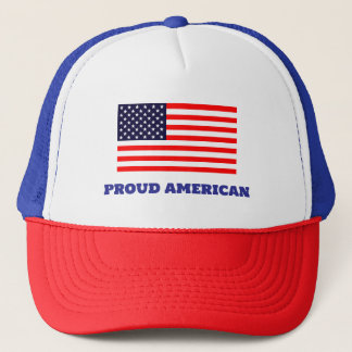 Proud American Trucker Hat Trucker Pet