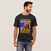 Proud American Trucker T-shirt (Voorkant volledig)