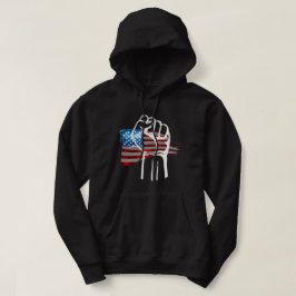 PROUD AMERICAN - wht  Hoodie