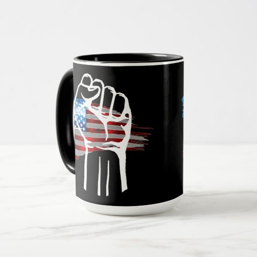 PROUD AMERICAN - wht Mok (Voorkant links)