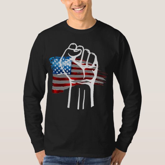 PROUD AMERICAN - wht  T-shirt (Voorkant)