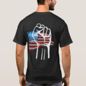 PROUD AMERICAN - wht  T-shirt (Achterkant)