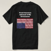 Proud Amerikaans T-shirt (Design achterkant)