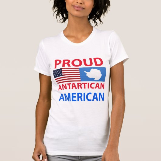Proud Antartican American T-shirt (Voorkant)