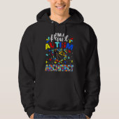 Proud Architect Autism Awareness Love Autistic Mat Hoodie (Voorkant)