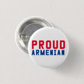 Proud Armenian Ronde Button 3,2 Cm (Voorkant /achterkant)