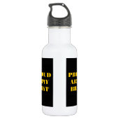 Proud Army Brat Waterfles (Achterkant)