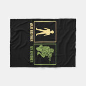 Proud Army Brother I-navy Airforce Seal Ranger  Fleece Deken (Voorkant (Horizontaal))