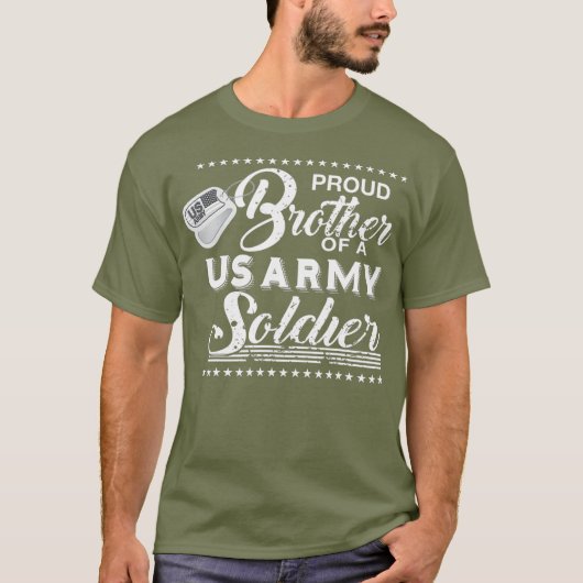 Proud Army Brother T-Shirt (Voorkant)