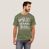 Proud Army Brother T-Shirt (Voorkant volledig)