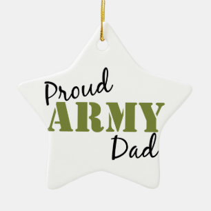 Proud Army Dad beroemd gemaakt door Star Ornament
