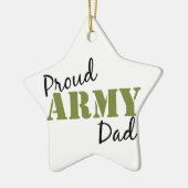 Proud Army Dad beroemd gemaakt door Star Ornament (Links)