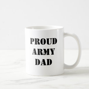 Proud ARMY Dad Coffee Mok