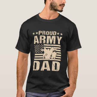 PROUD ARMY DAD T-SHIRT