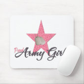 Proud Army Girl Muismat (Met muis)