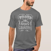 Proud Army Grandpa T-Shirt (Voorkant)