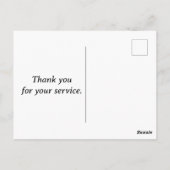 Proud Army Mam Briefkaart (Achterkant)