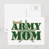 Proud Army Mam Briefkaart (Voorkant / Achterkant)