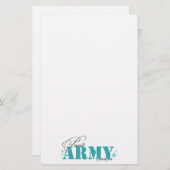 Proud Army Mam Briefpapier (Voorkant / Achterkant)