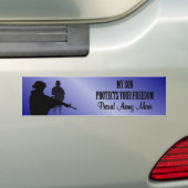 Proud Army Mam Bumpersticker (Op auto)