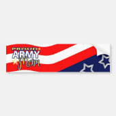 Proud Army Mam Bumpersticker (Voorkant)