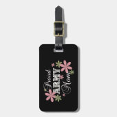 Proud Army Mam [fl c] Bagagelabel (Voorkant verticaal)