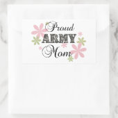 Proud Army Mam [fl c] Rechthoekige Sticker (Tas)